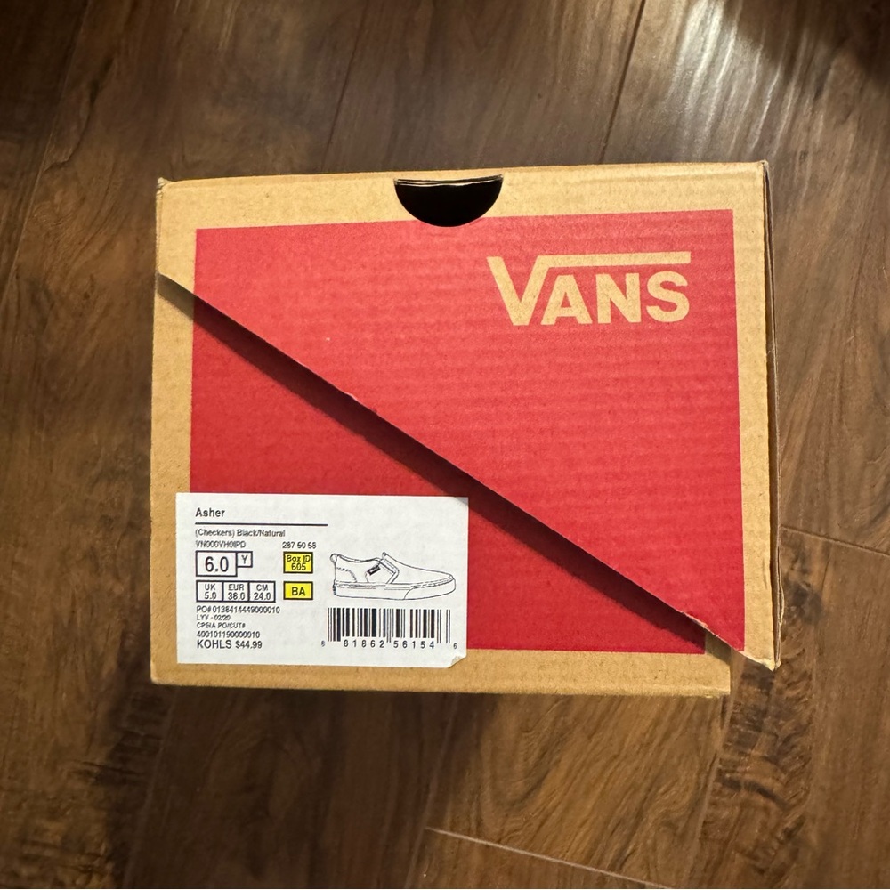 CHECKERED VANS SLIP ONS